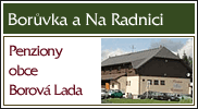 Penziony obce Borová Lada - Borůvka a Na Radnici
